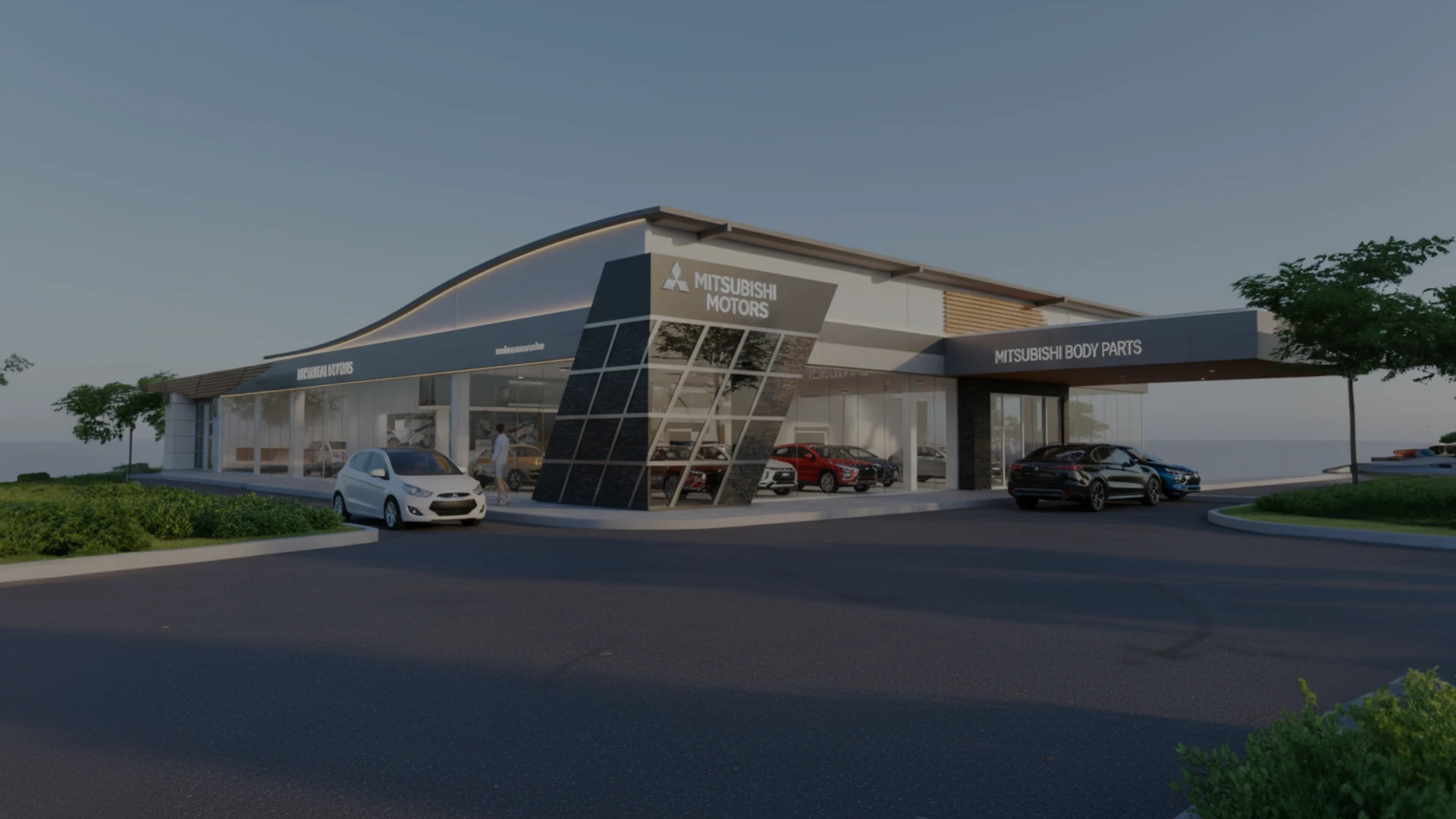 Modern architecture visualization 1